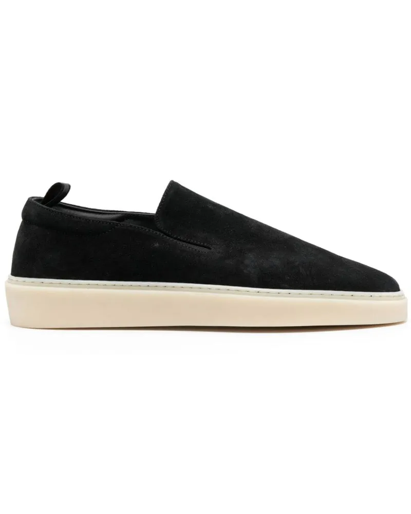 Officine Creative Italia Klassische Slip-On-Sneakers Schwarz