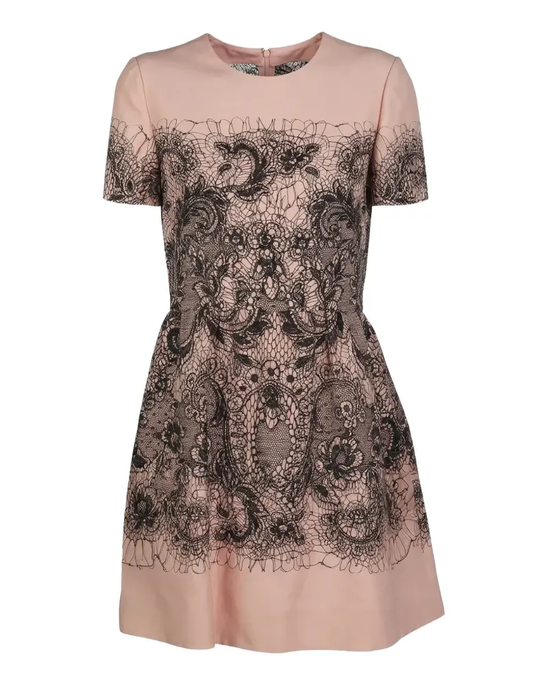 Valentino Garavani lace mini dress - Rosa Rosa
