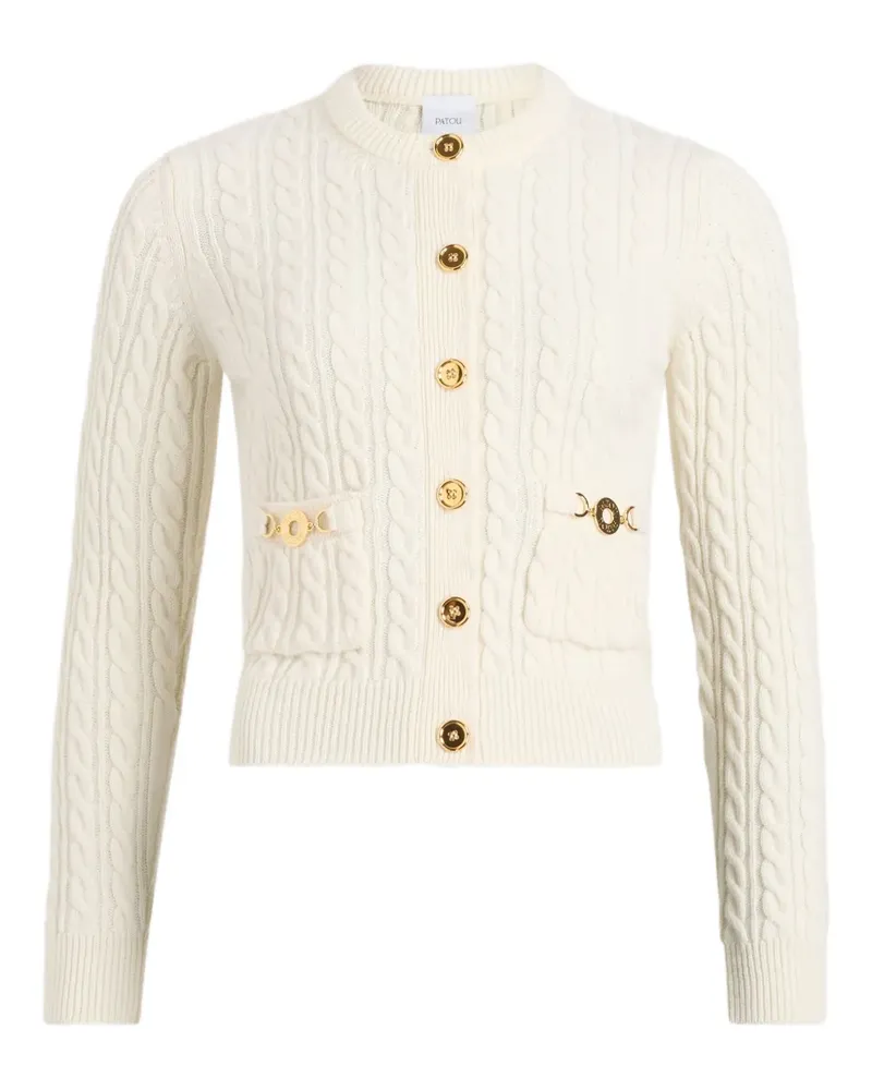 Patou Cardigan mit Zopfmuster - Nude Nude