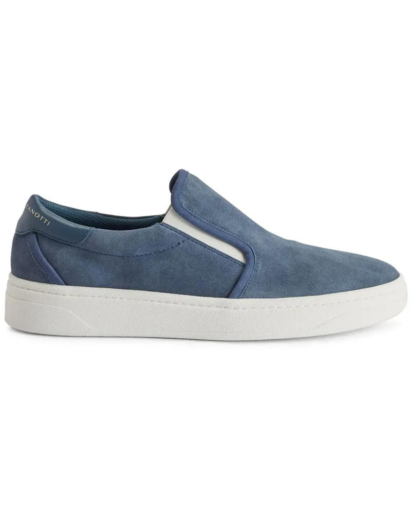 Giuseppe Zanotti Gz94 Slip-On-Sneakers aus Wildleder Blau