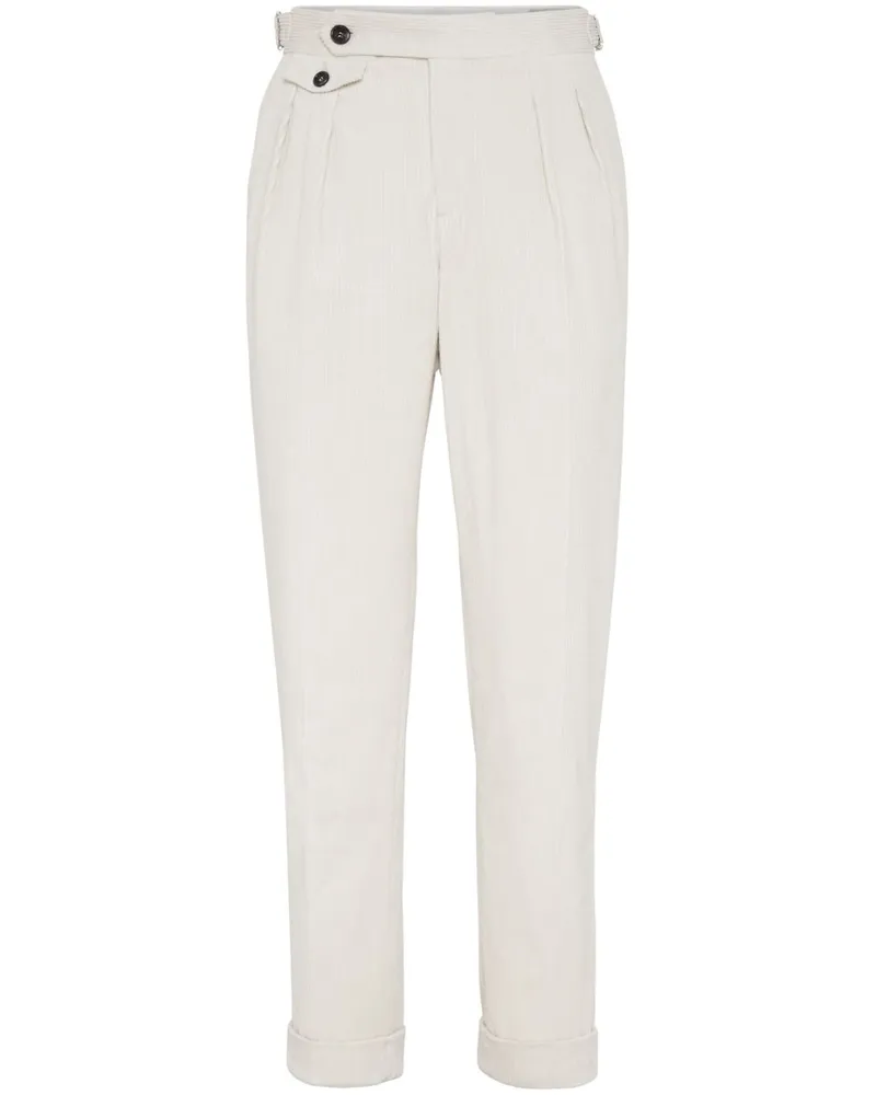 Brunello Cucinelli Klassische Hose - Weiß Weiß