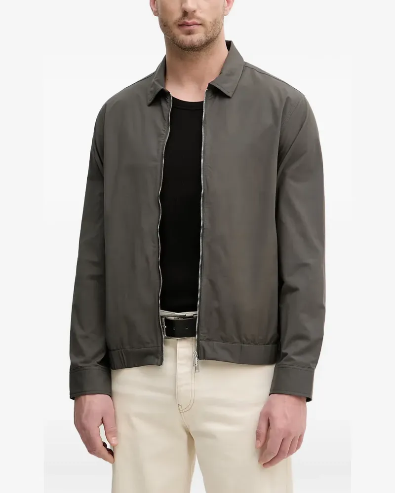 Lindbergh zip-up shirt - Grau Grau