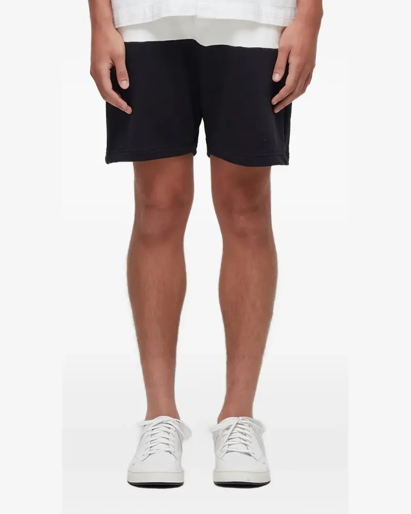 Osklen Zweifarbige Shorts mit Kordelzug - Schwarz Schwarz