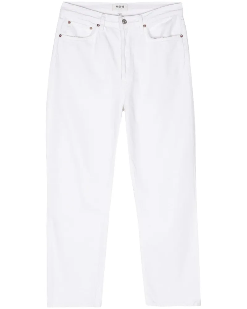 AGOLDE Jeans mit geradem Bein - Weiß Weiß