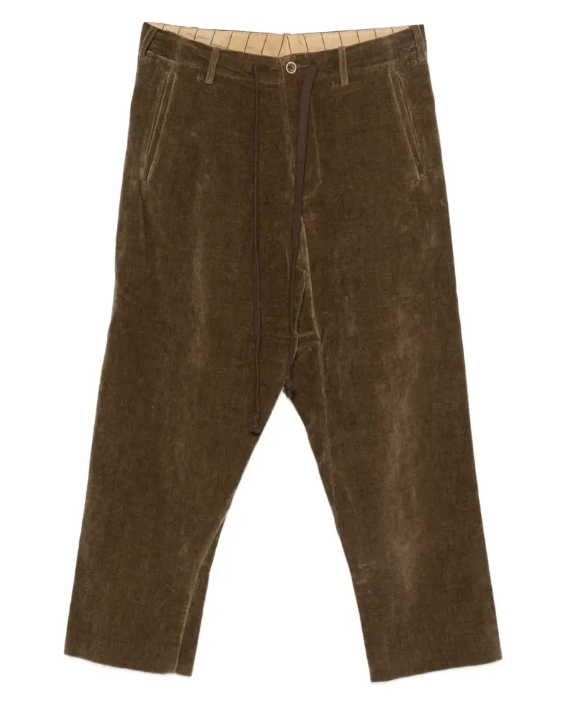 Uma Wang Cordhose mit Kordelzug - Braun Braun