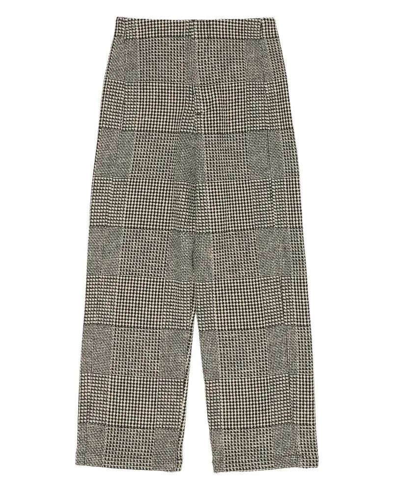 BIMBA Y LOLA Karierte Hose - Schwarz Schwarz