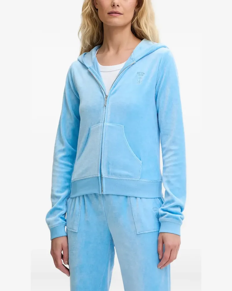 Juicy Couture Kapuzenjacke mit Logo-Stickerei - Blau Blau