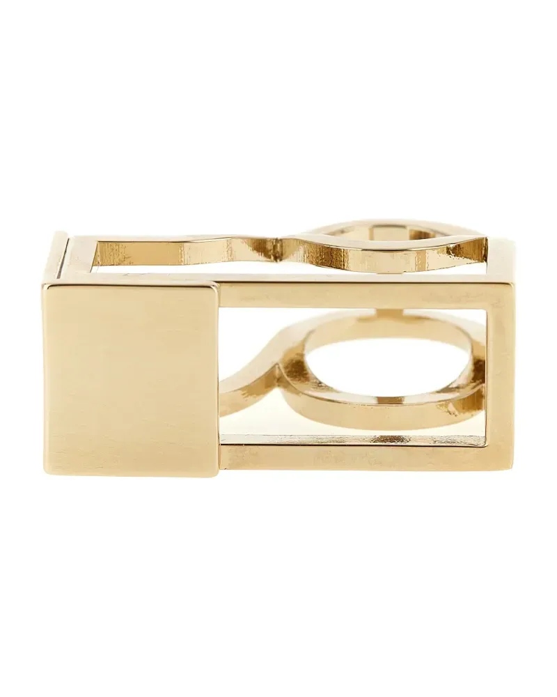 Tom Ford sculptural engraved ring - Gold Gold