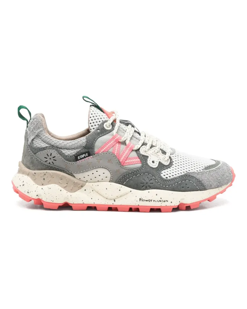 Flower MOUNTAIN Sneakers mit Mesh-Einsätzen - Grau Grau