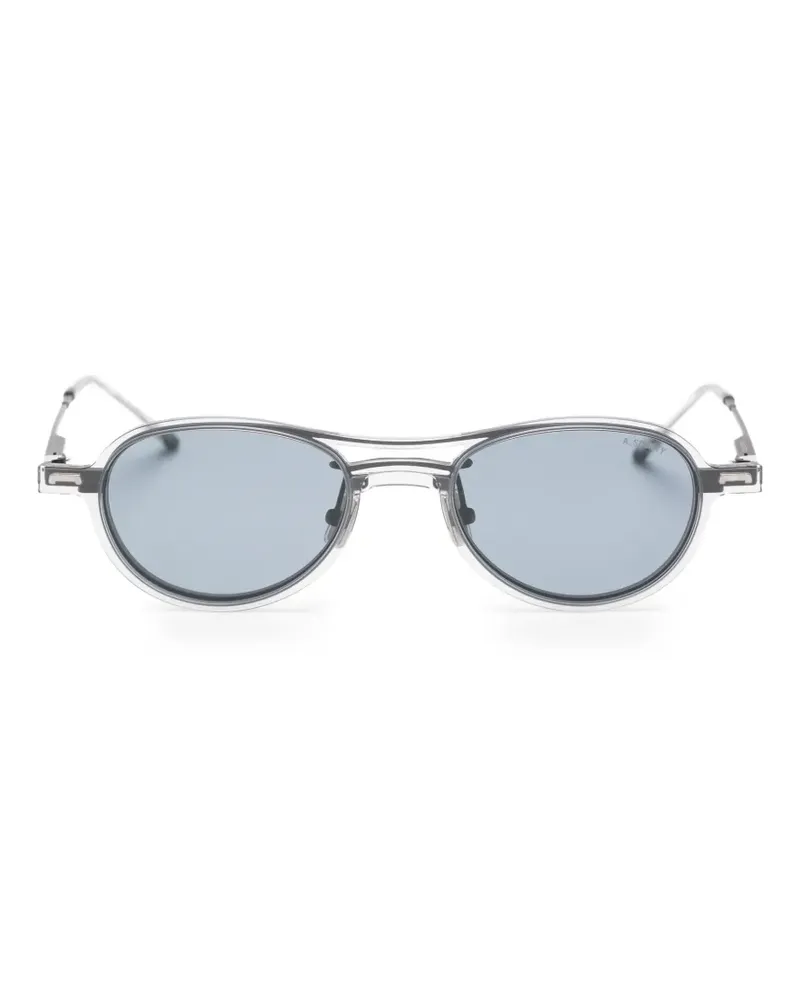 Kitsuné x A. Society Hikari clip-on glasses - Blau Blau