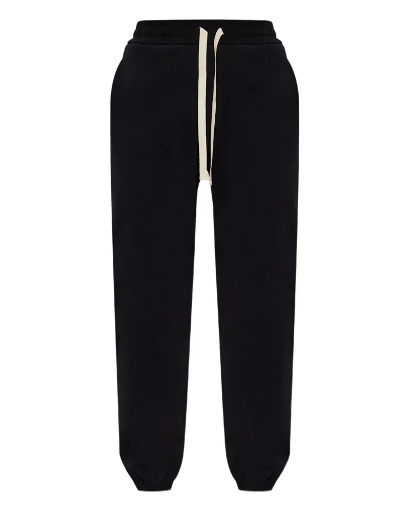 Jil Sander Jogginghose mit Logo-Stickerei - Schwarz Schwarz