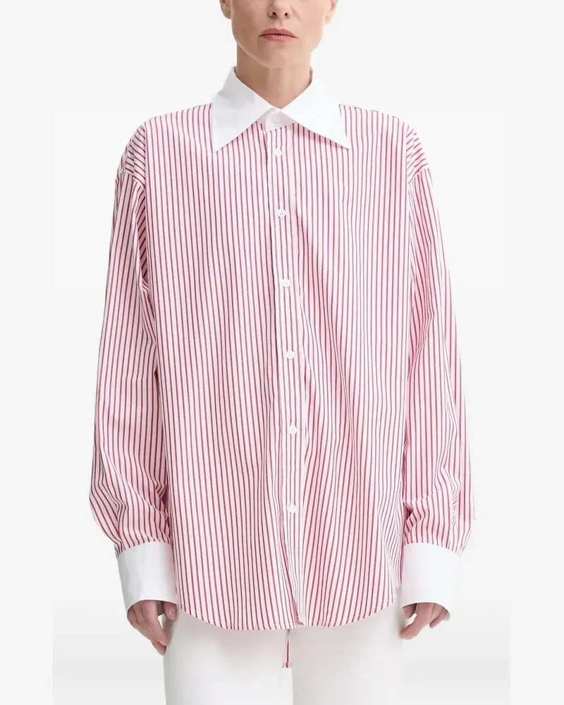 Filippa K striped-pattern shirt - Weiß Weiß