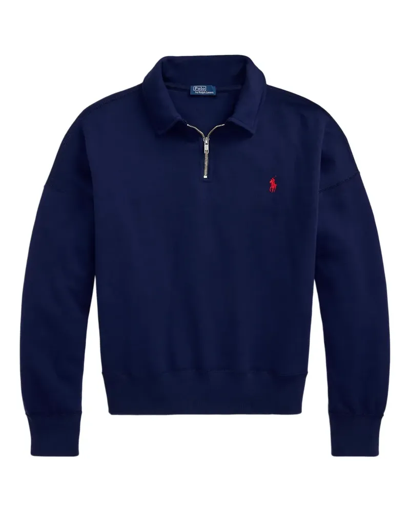Ralph Lauren Sweatshirt mit Reißverschlusskragen - Blau Blau