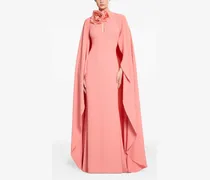 Kleid mit Blumenapplikation - Rosa