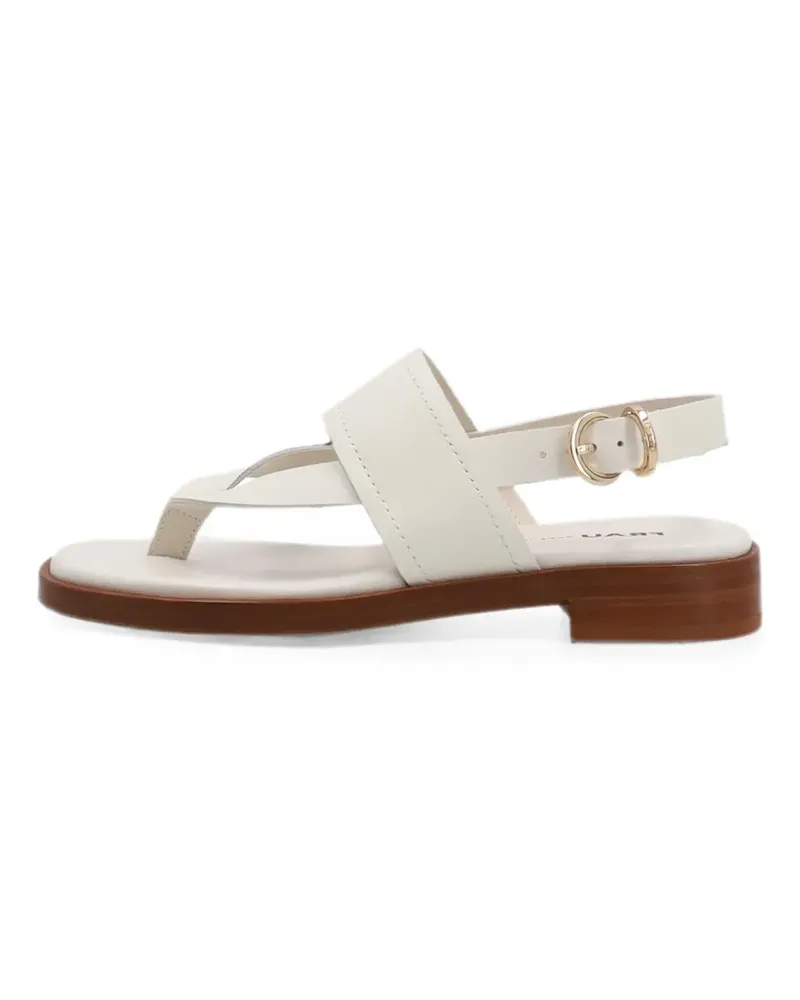 FRAU leather slingback thong sandals - Weiß Weiß