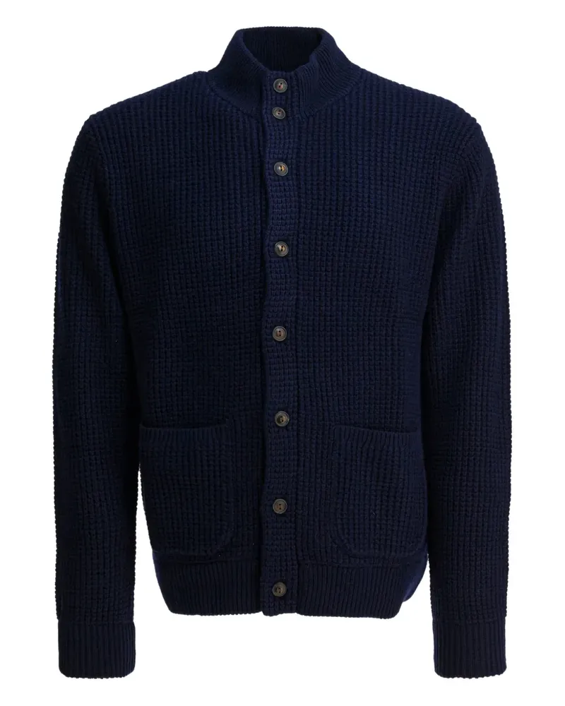 Ralph Lauren waffle-knit cardigan - Blau Blau
