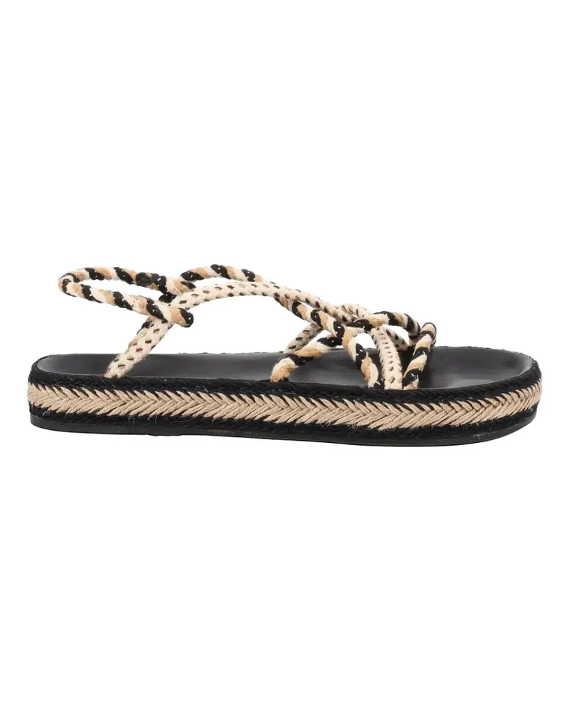 Isabel Marant braided rope sandals - Schwarz Schwarz