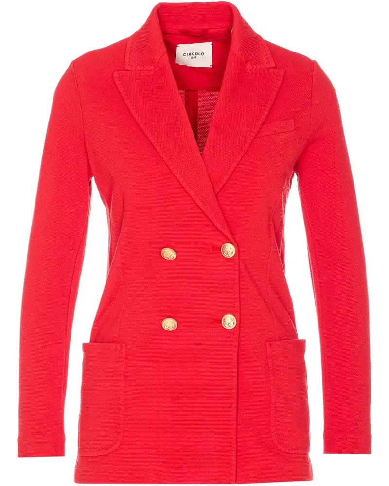 CIRCOLO 1901 Doppelreihiger Blazer - Rot Rot