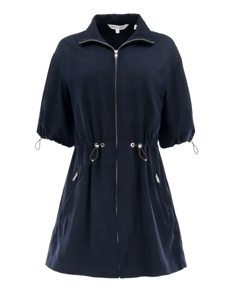 Veronica Beard drawstring zip mini dress - Blau Blau
