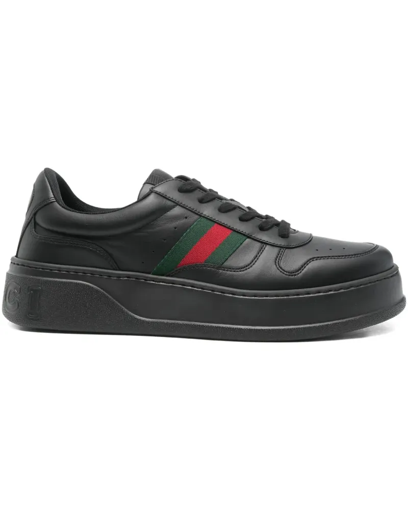 Gucci Chunky Web Stripe Sneakers - Schwarz Schwarz