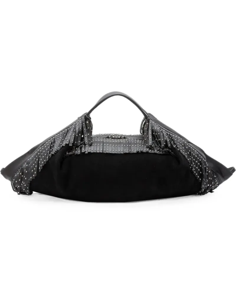 3.1 phillip lim Luna Schultertasche mit Fransen - Schwarz Schwarz