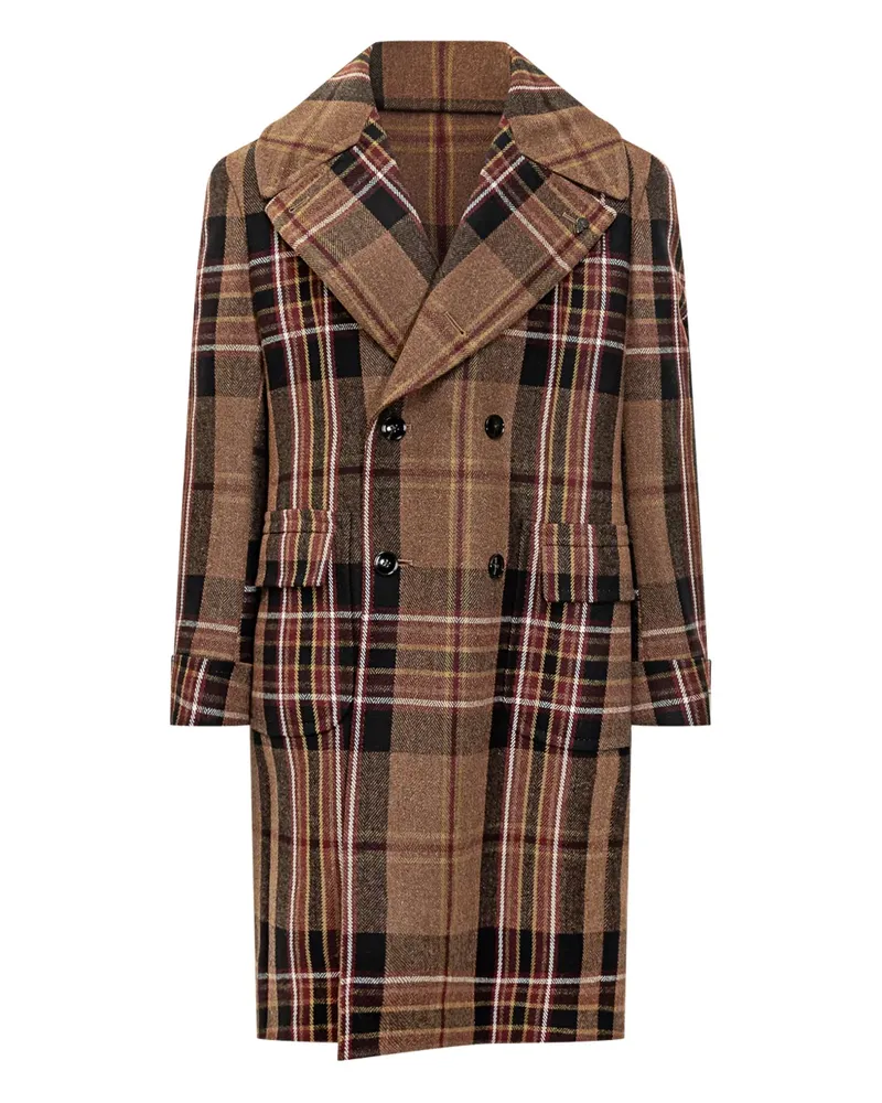 Gabriele Pasini Doppelreihiger Mantel - Braun Braun