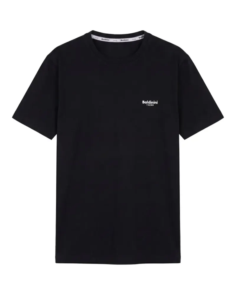Baldinini logo-print cotton T-shirt - Schwarz Schwarz