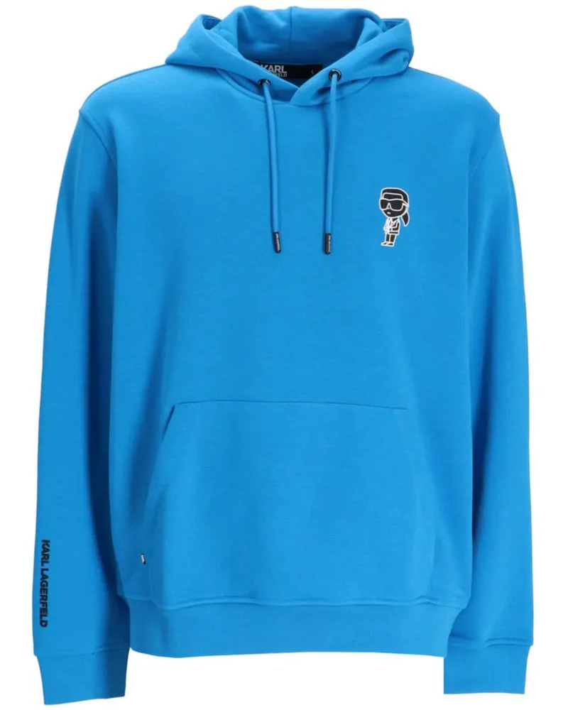 Karl Lagerfeld Ikonik Karl Hoodie Blau