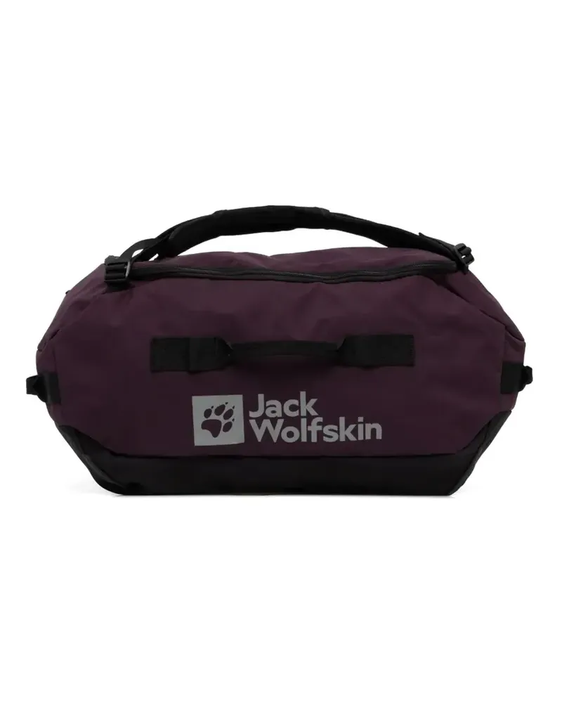 Jack Wolfskin Reisetasche mit Logo-Print - Violett Violett
