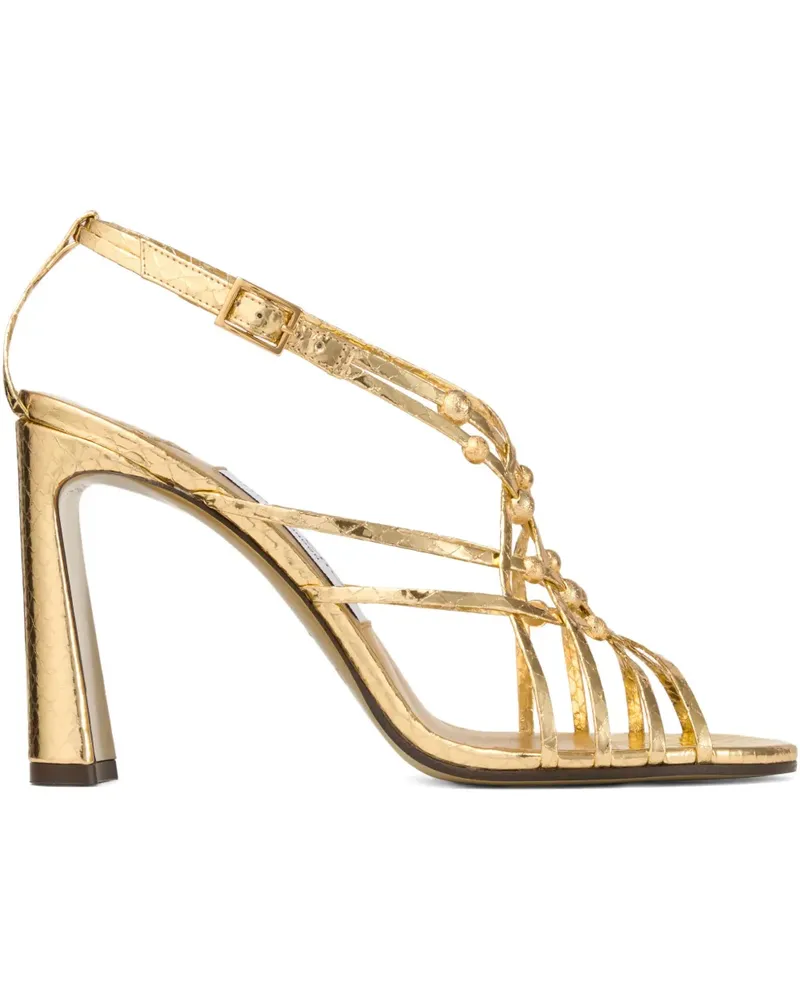 Jimmy Choo Sandalen aus Leder 90mm - Gold Gold