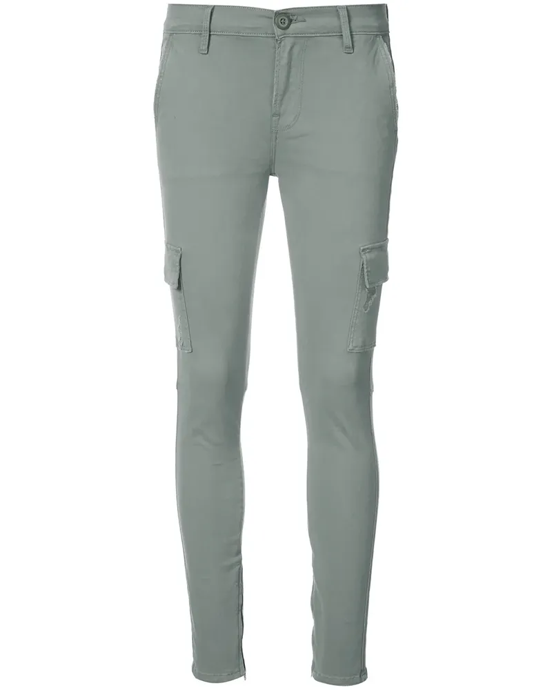 Frame Denim Skinny-Jeans mit Taschen - Grün Grün