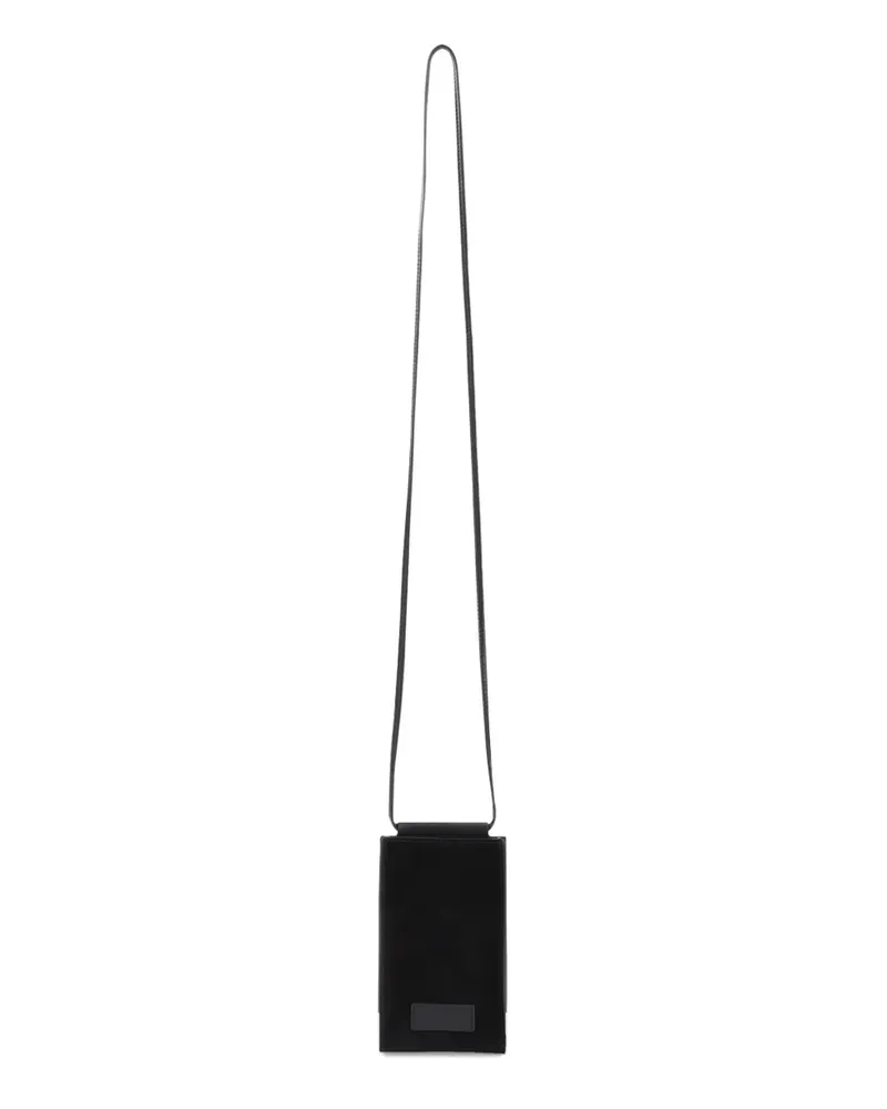 Giorgio Armani Handyhülle aus Leder - Schwarz Schwarz