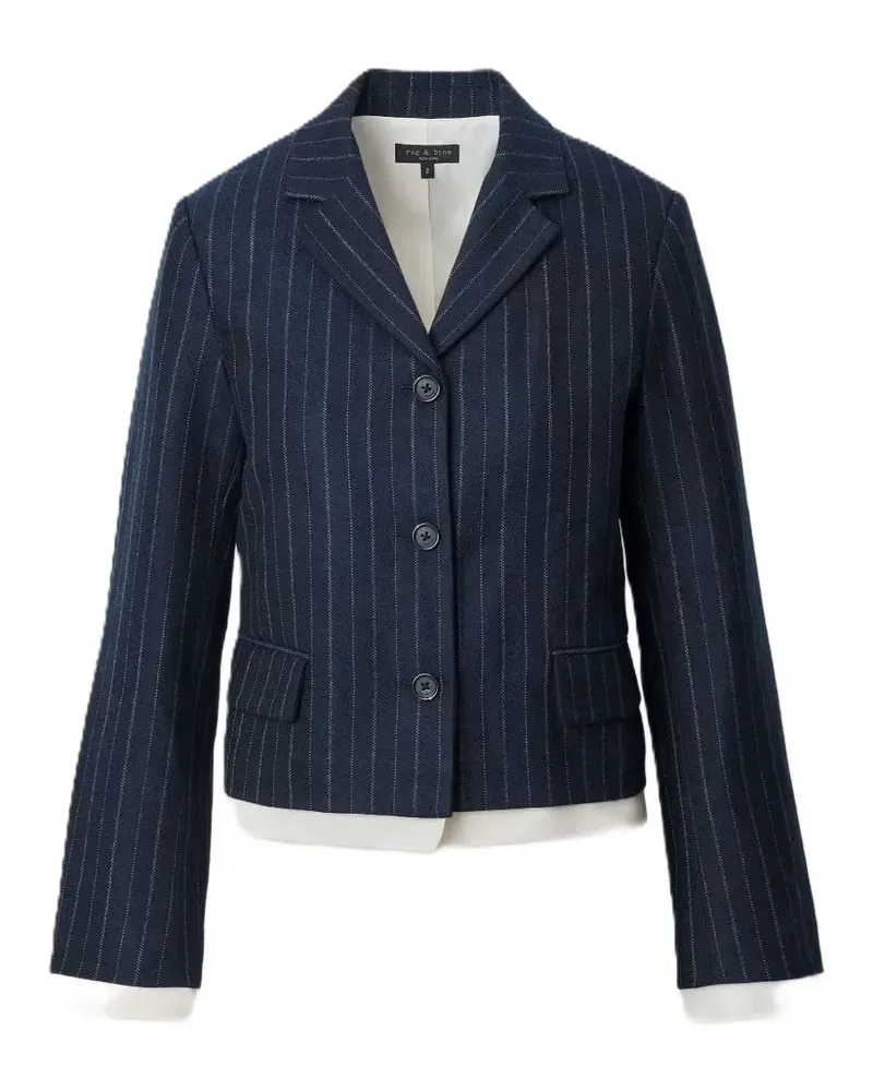 Rag & Bone Blazer mit Nadelstreifen - Blau Blau