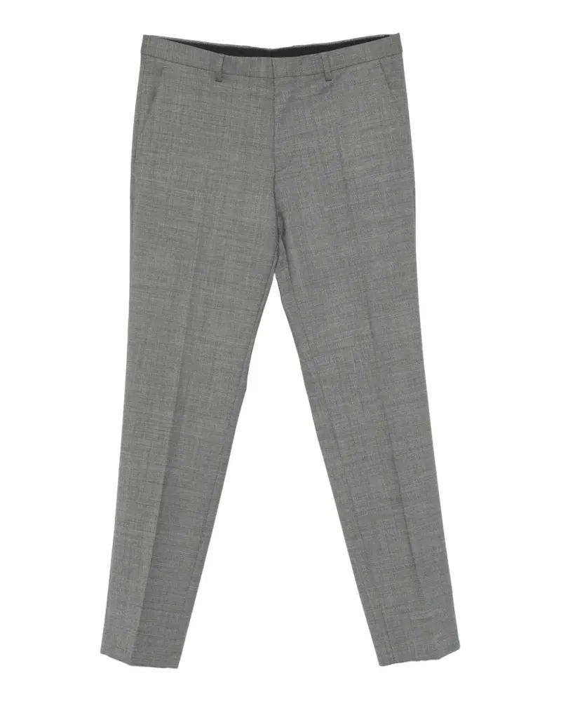 HUGO BOSS slim-fit tailored trousers - Grau Grau