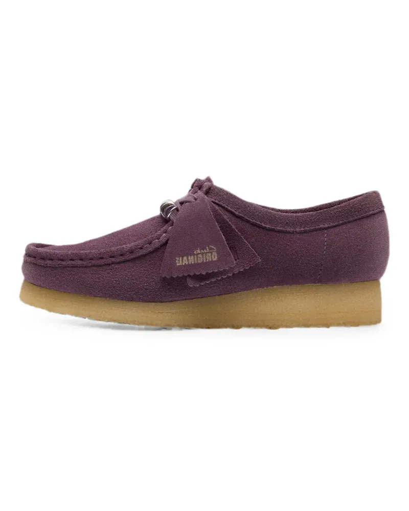 Clarks Wallabee suede boat shoes - Violett Violett