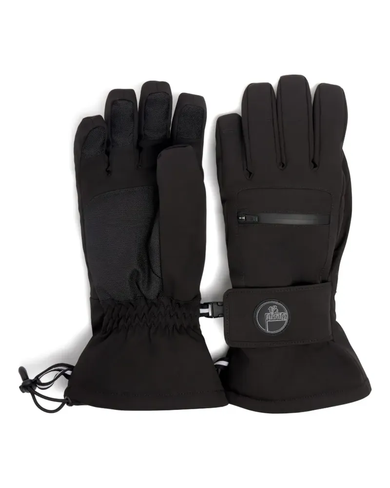 FUSALP Peak Skihandschuhe - Schwarz Schwarz