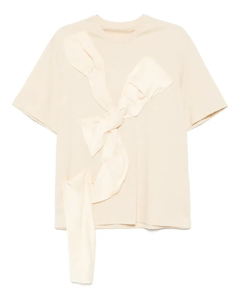 JNBY T-Shirt mit Schleife - Nude Nude