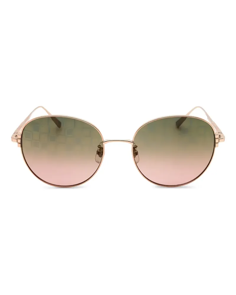 Chopard Sonnenbrille mit rundem Gestell - Gold Gold