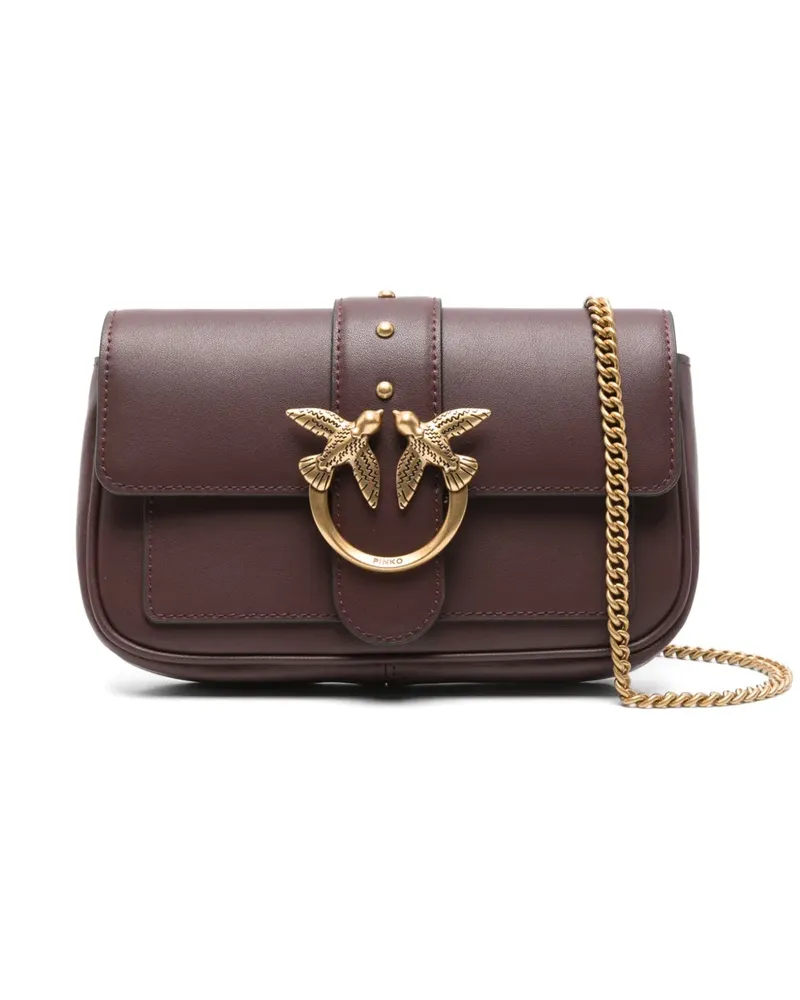 Pinko Love Bag One Simply Pocket Umhängetasche - Braun Braun