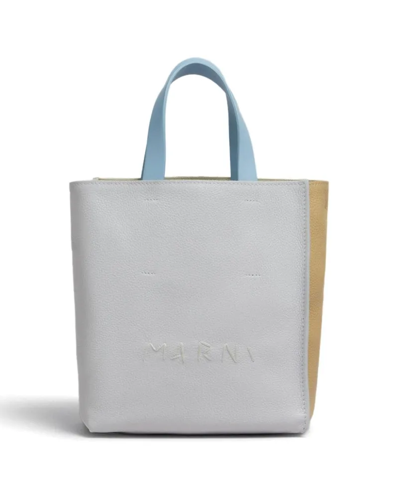 Marni Tote Bag im Kontrast-Design Weiß