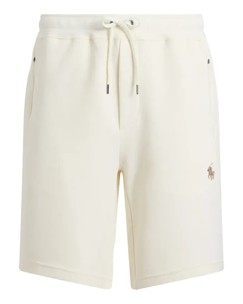 Ralph Lauren logo-embroidered drawstring shorts - Nude Nude