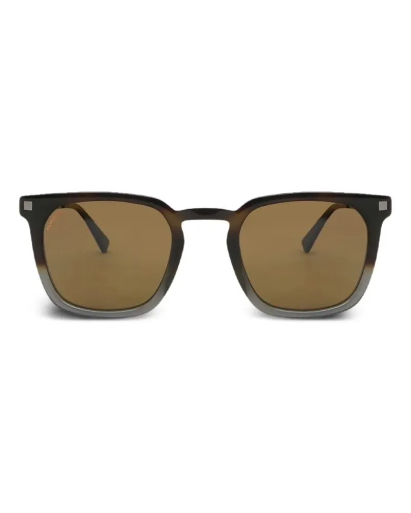 Mykita Borga Sonnenbrille mit eckigem Gestell - Braun Braun