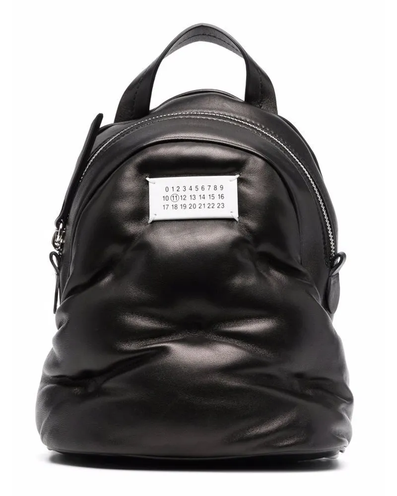 Maison Margiela Gesteppter Glam Slam Rucksack - Schwarz Schwarz