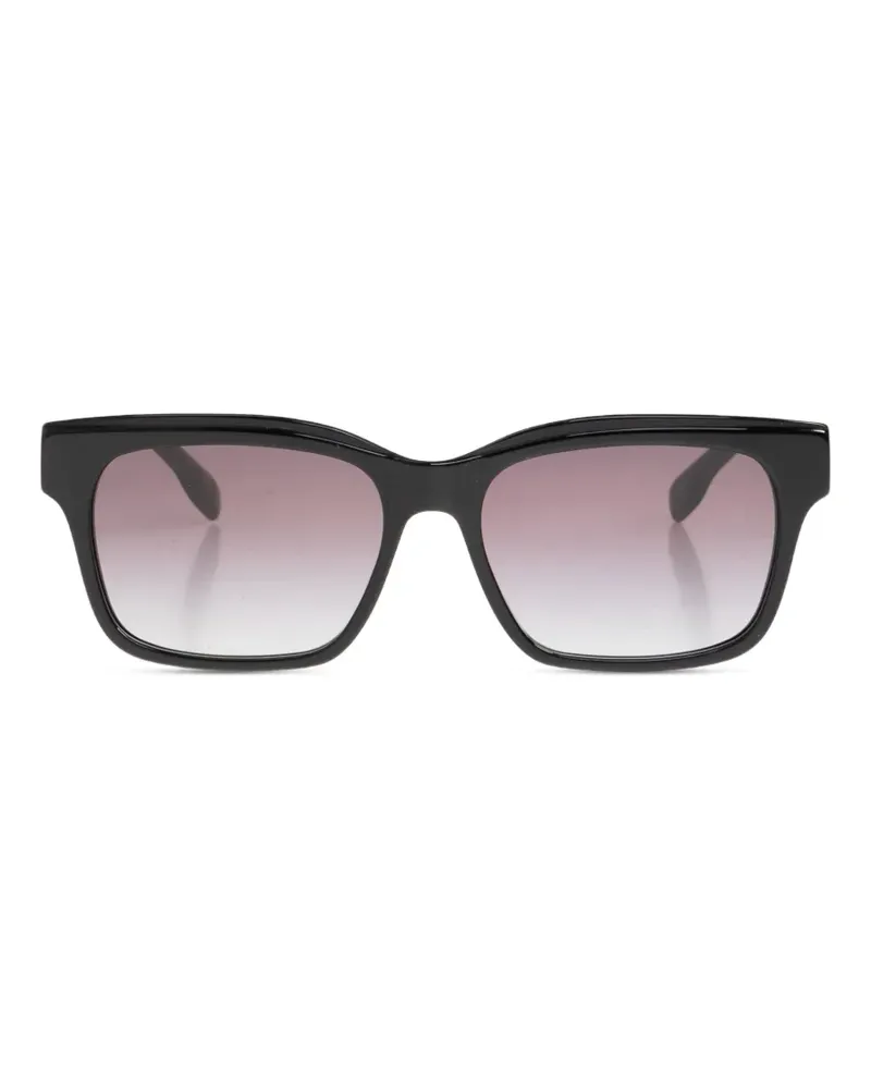 Tory Burch Sonnenbrille mit eckigem Gestell - Schwarz Schwarz