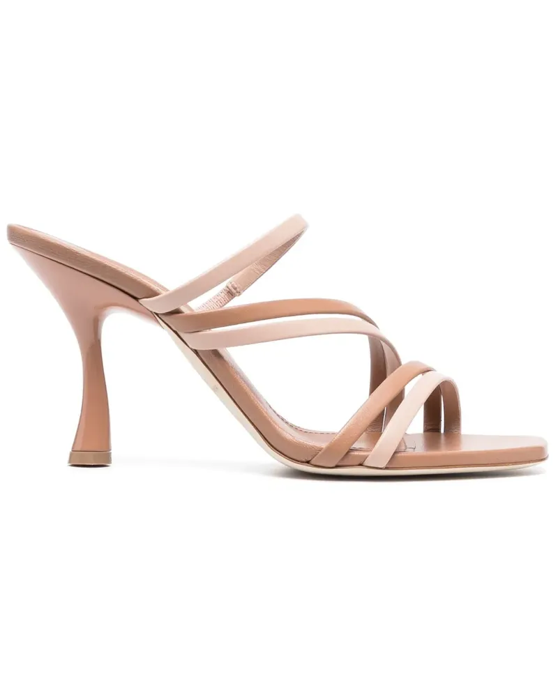 Malone Souliers Zweifarbige Pantoletten - Braun Braun