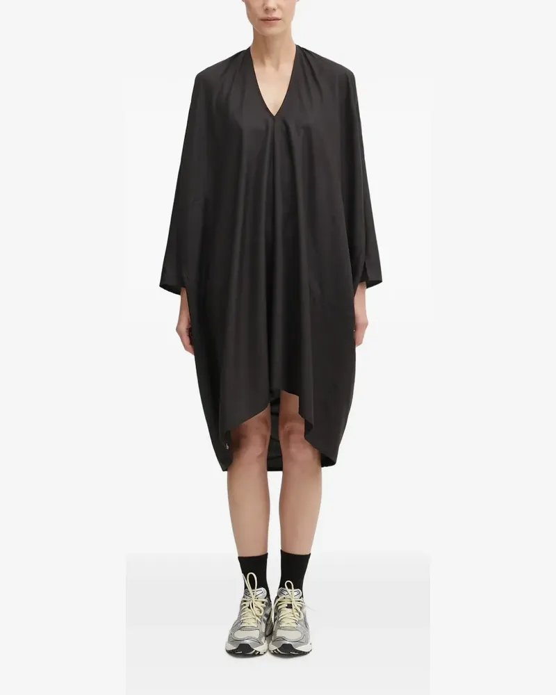 Visvim Ruana Kleid mit V-Ausschnitt - Schwarz Schwarz