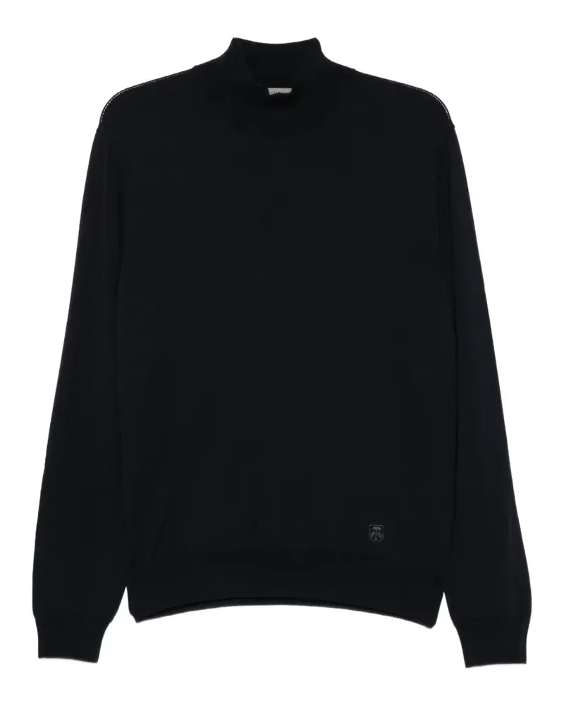 Corneliani Pullover mit Rollkragen - Blau Blau