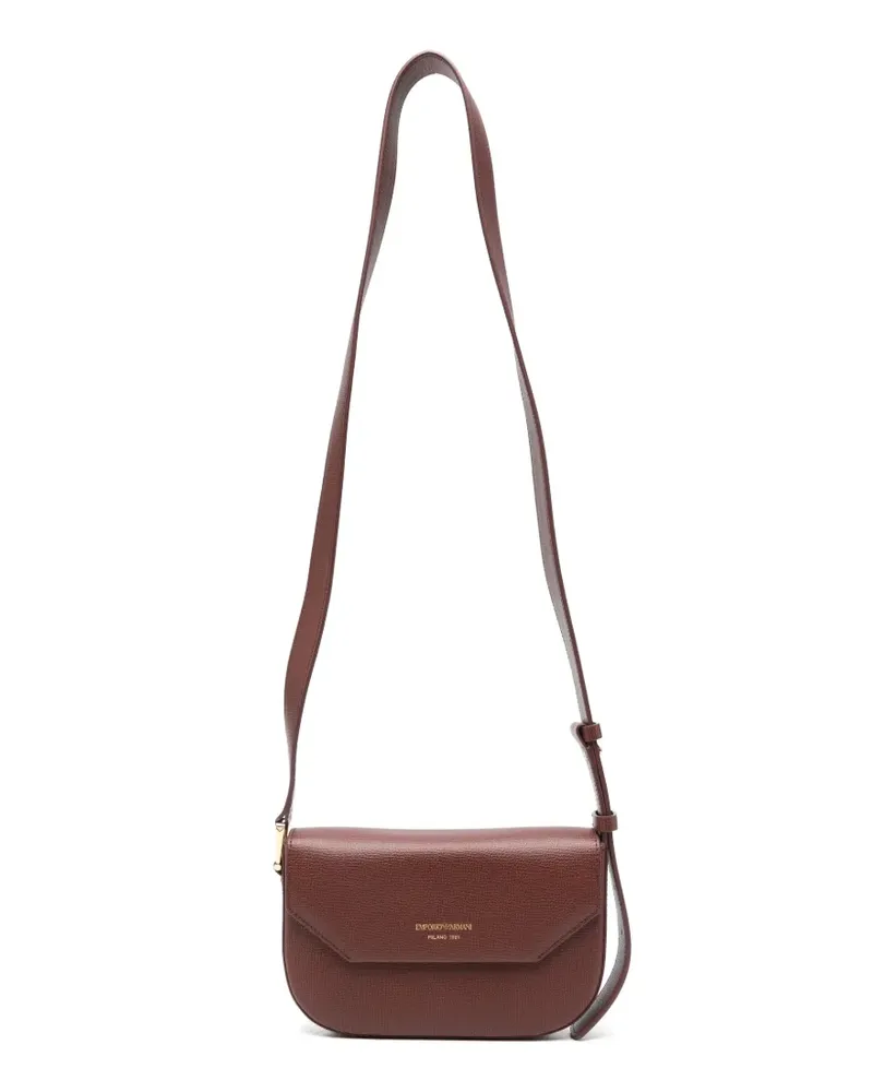 Emporio Armani leather tote bag - Braun Braun