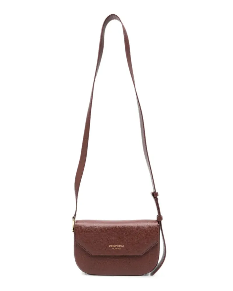 Emporio Armani leather tote bag - Braun Braun