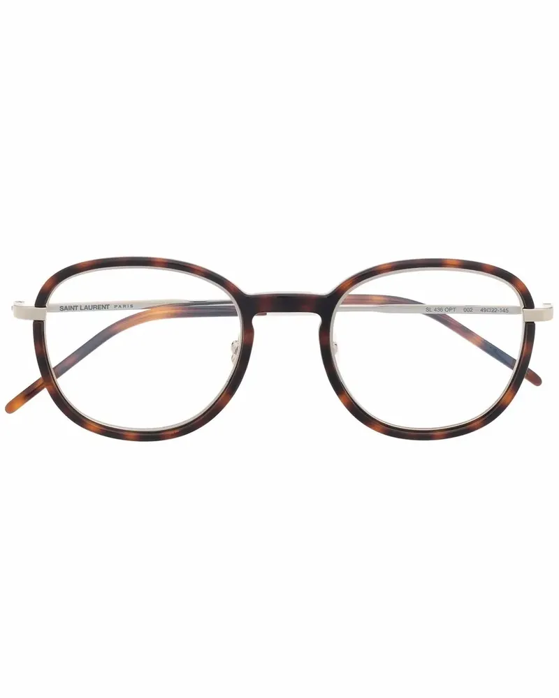 Saint Laurent Brille in Schildpattoptik - Braun Braun